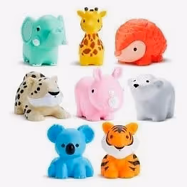 Munchkin Orman Hayvanları İle Banyo Fışkırtmaları 8'li Paket STD