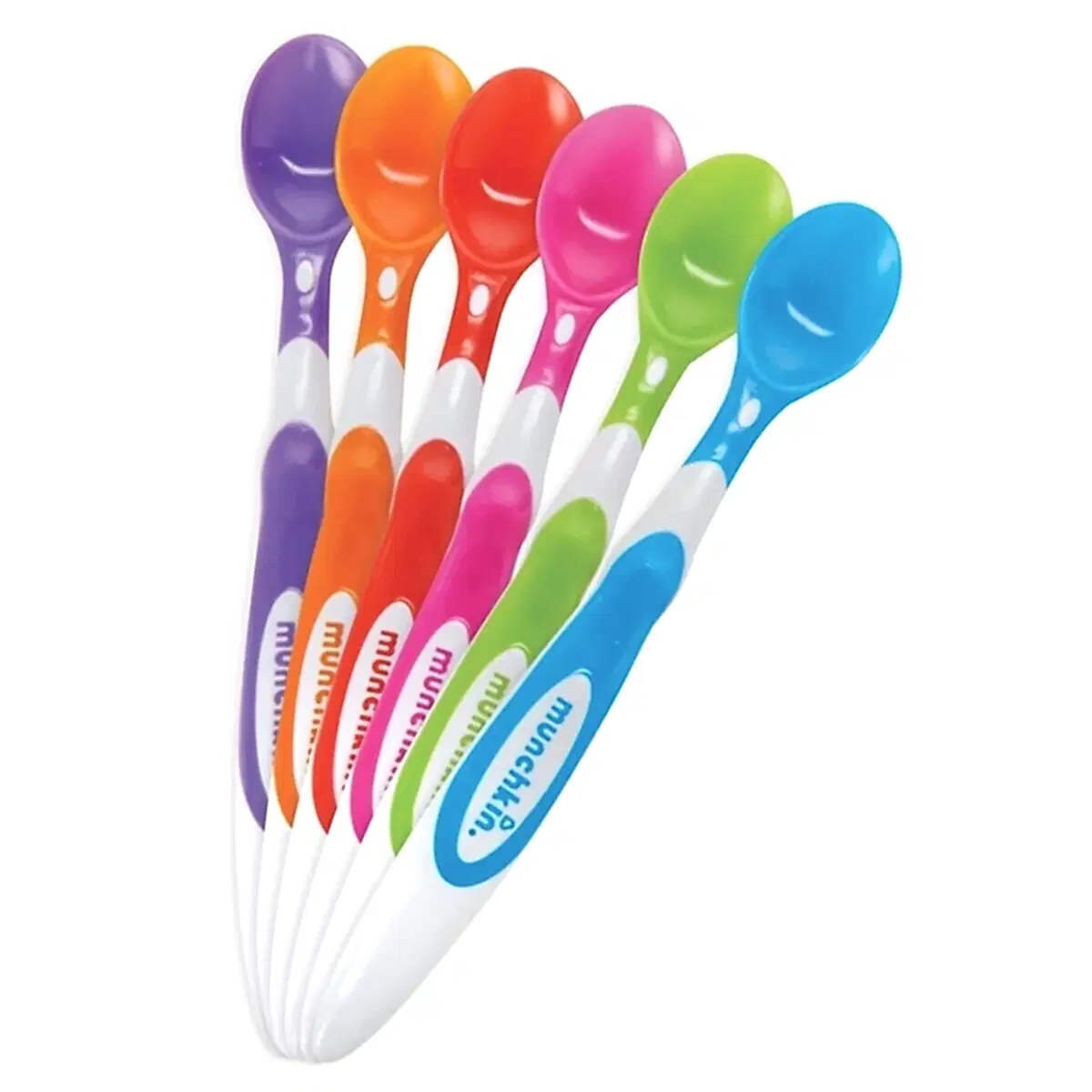 Munchkin Yumuşak Duyarlı Renkli Bebek Kaşıkları 3 ay+ 6'lı Set