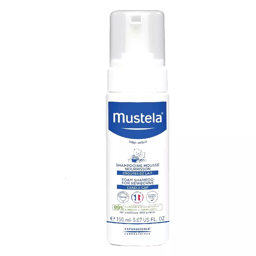 Mustela Foam Shampoo For Newborns Konak önleyici 150 ml STD