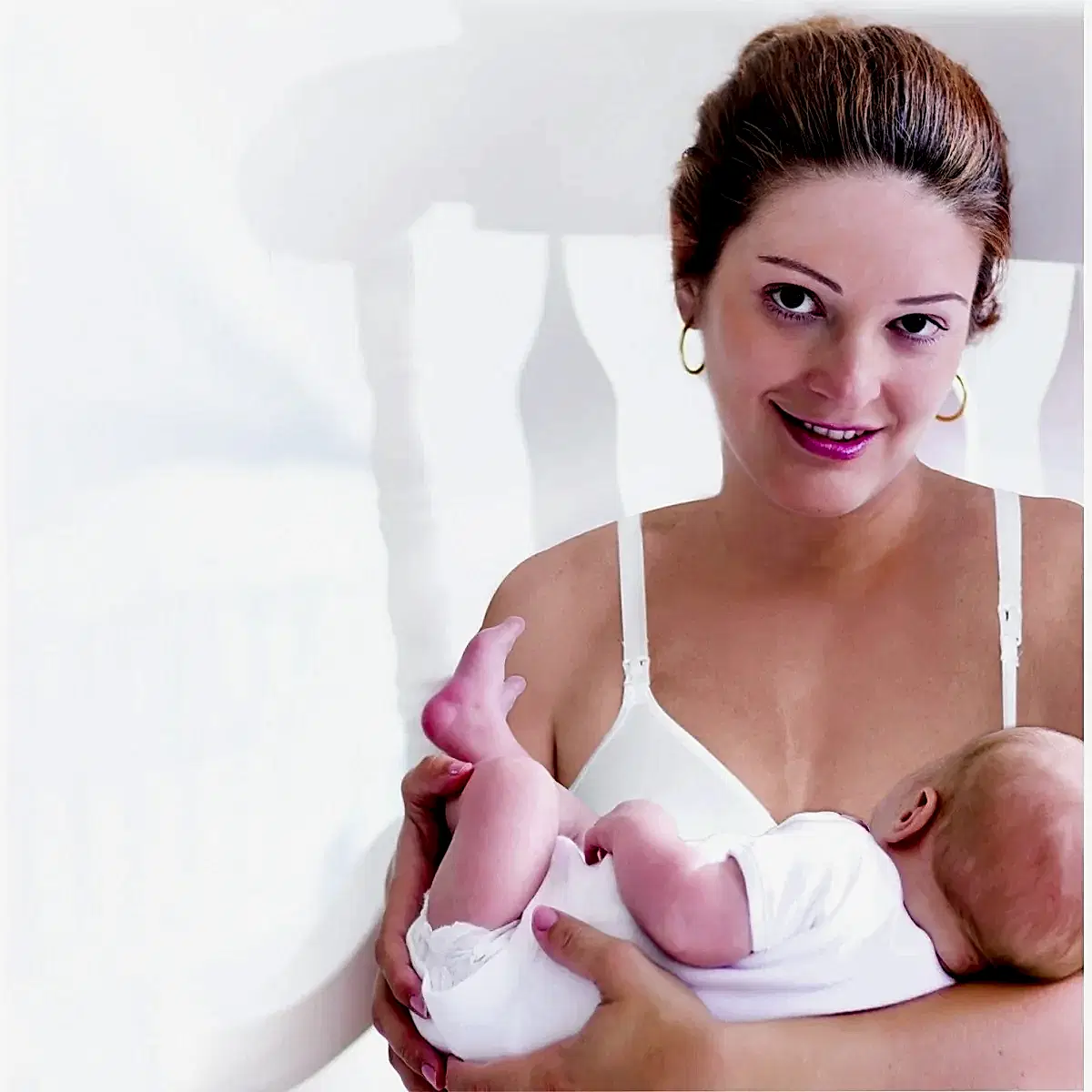 MyCey Emzirme Sütyeni - Kaplı Ekru