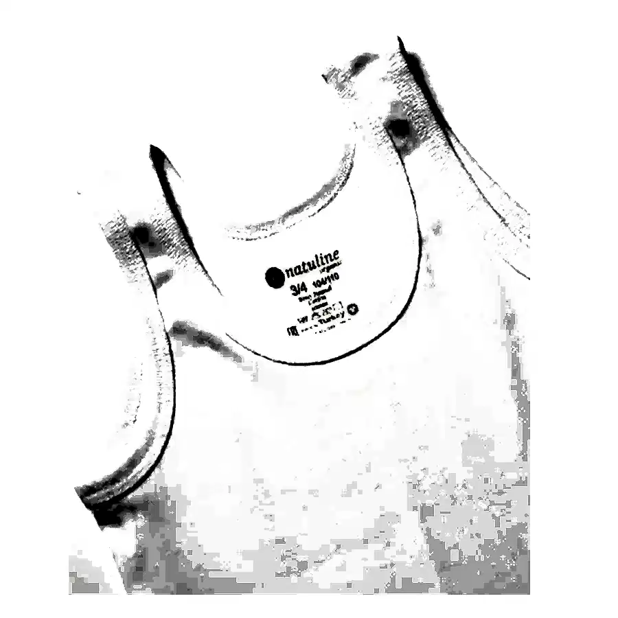 Natuline Organik Pamuklu Erkek Penye Ribana 3 'lü Atlet Beyaz