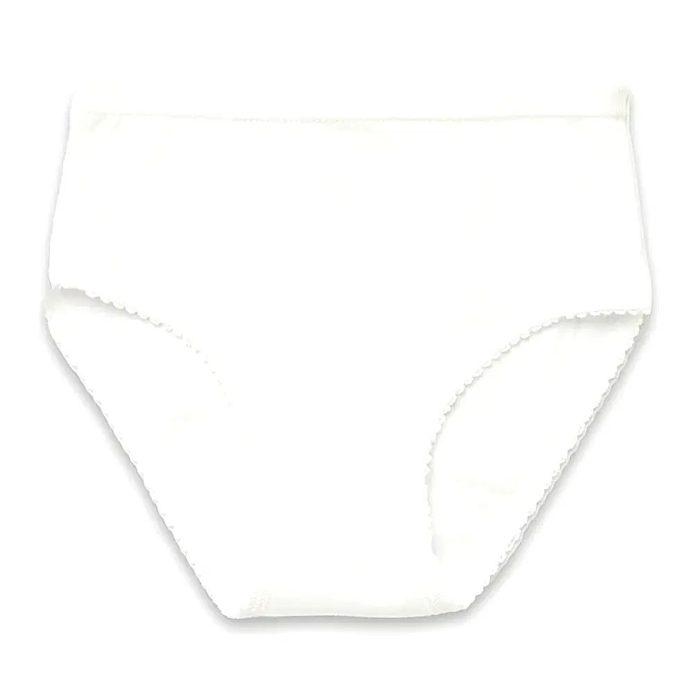 Natuline Organik Pamuklu Kız Çocuk Kroşatalı 3'lü Külot Beyaz