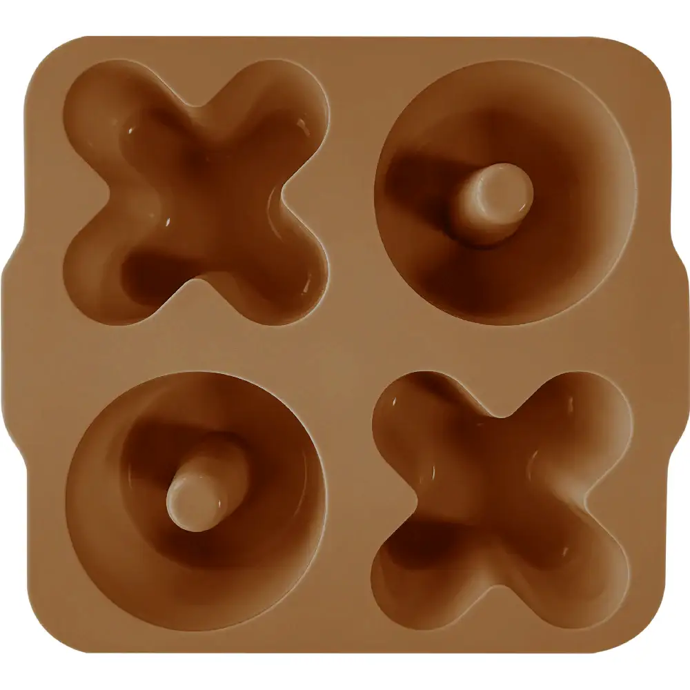 OiOi Xoxo 2'li Pişirme ve Saklama Kabı Woody Brown / Powder Grey