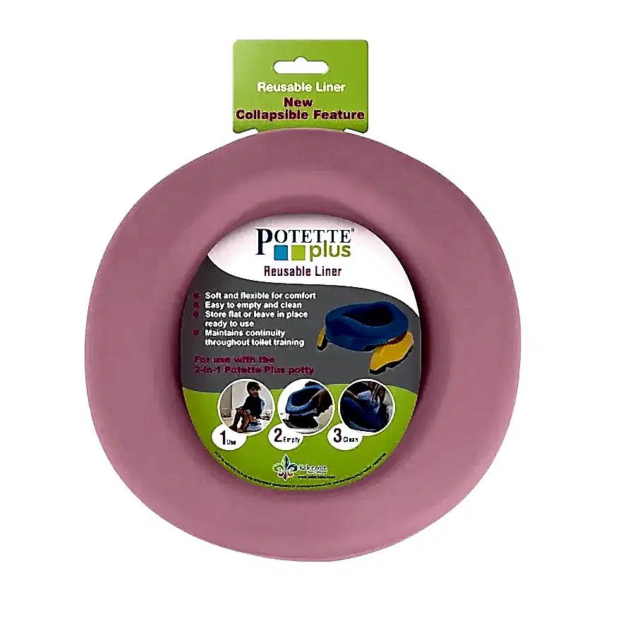 Potette Plus Tekrardan Kullanılabilir Silikon Astar Pembe