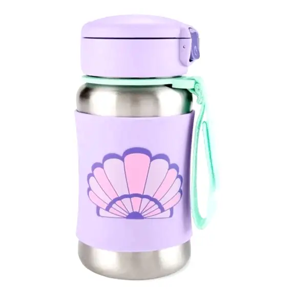Skip Hop Spark Style Pipetli Paslanmaz Çelik Suluk Deniz Kabuğu STD