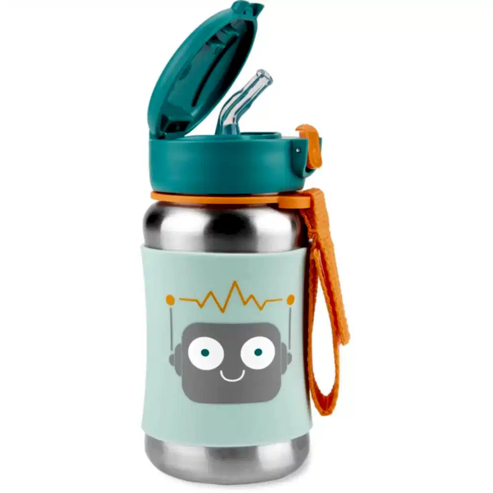 Skip Hop Spark Style Pipetli Paslanmaz Çelik Suluk Robot STD
