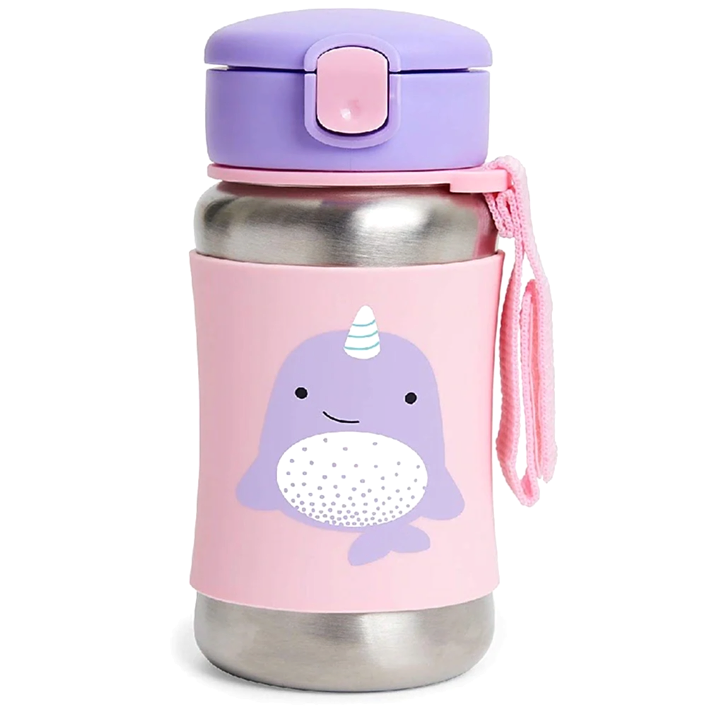 Skip Hop Zoo Pipetli Paslanmaz Çelik Suluk Narwhal STD