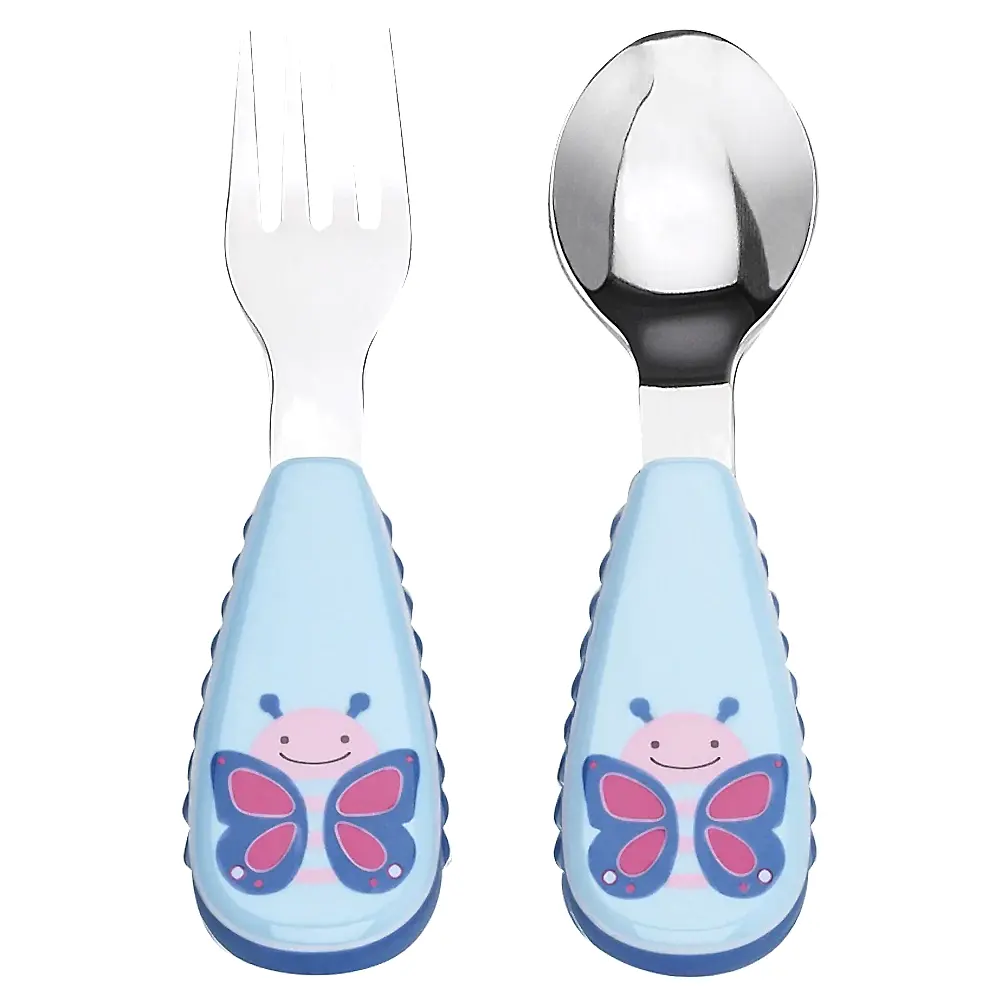 Skip Hop Zootensıls Çatal Kaşık Seti Kelebek STD