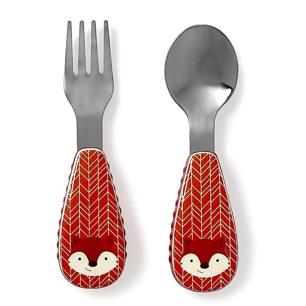 Skip Hop Zootensils Çatal Kaşık Seti Tilki STD