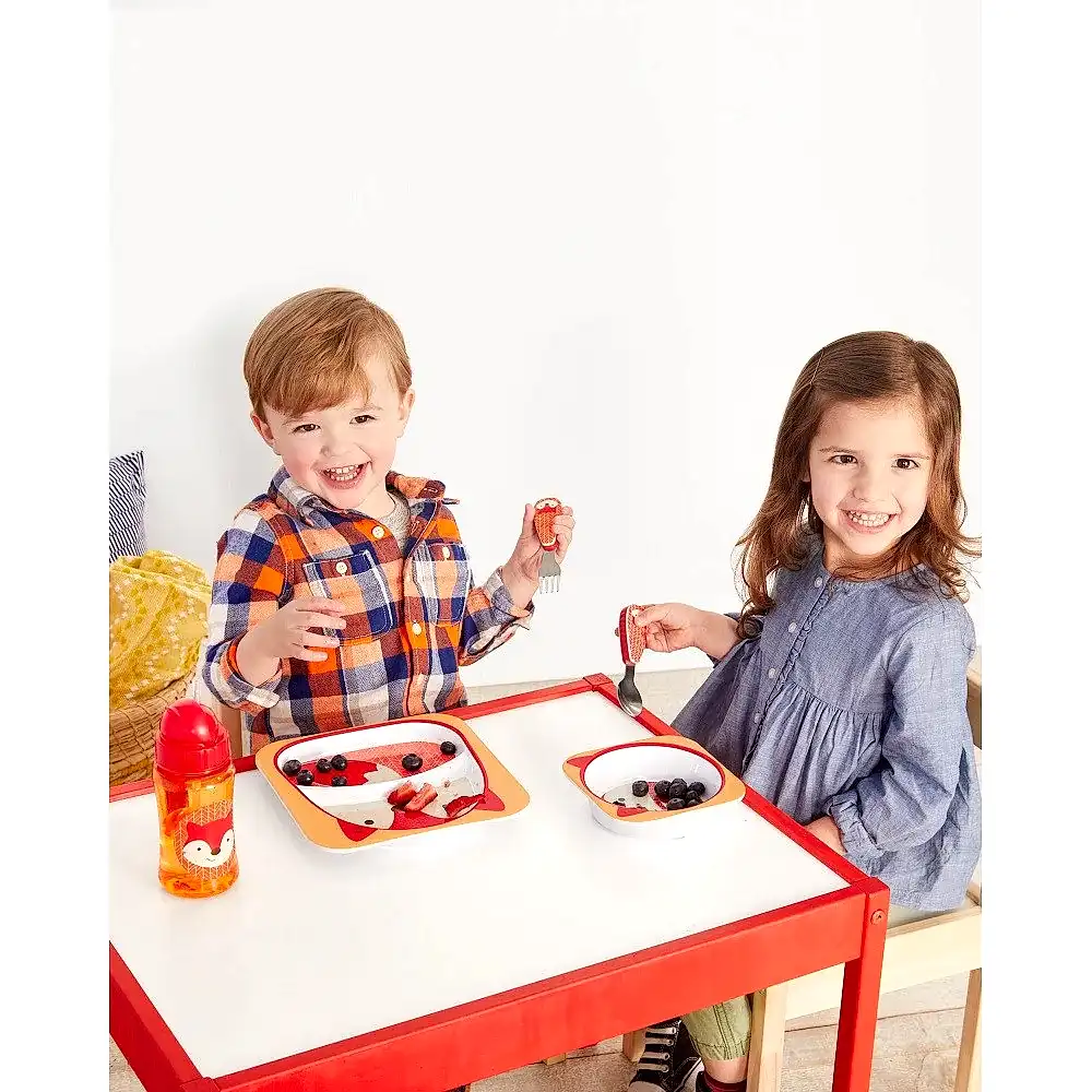 Skip Hop Zootensils Çatal Kaşık Seti Tilki STD