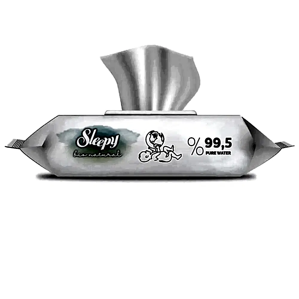 Sleepy Bio Natural Yenidoğan Islak Mendil 3x40