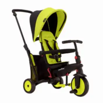 SmarTrike STR3 Plus 5’i 1 Arada Modüler Katlanabilir Bebek Arabası ve Üç Tekerlekli Bebek Bisikleti - Yeşil