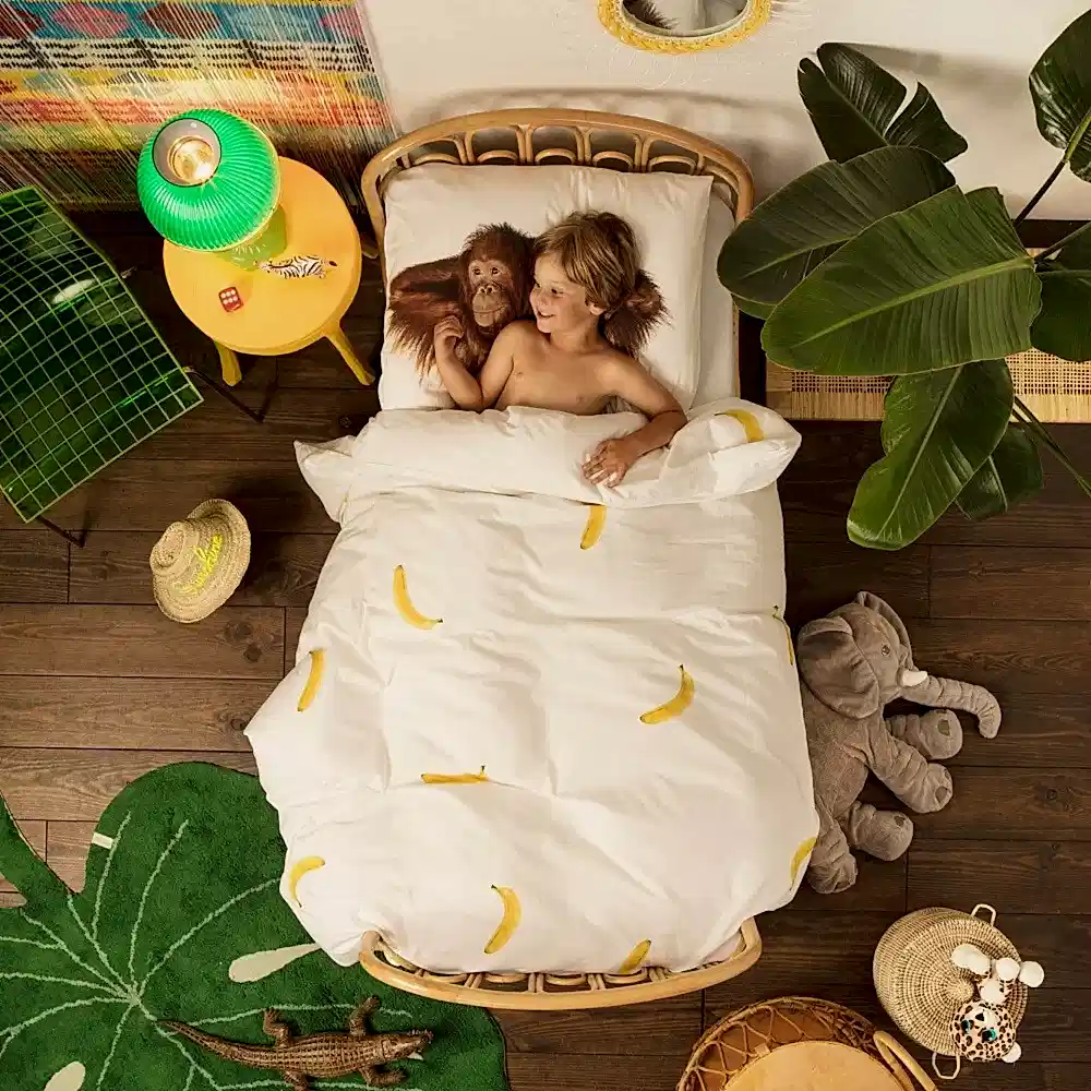 Snurk Nevresim Takımı 135*200 cm - Banana Monkey