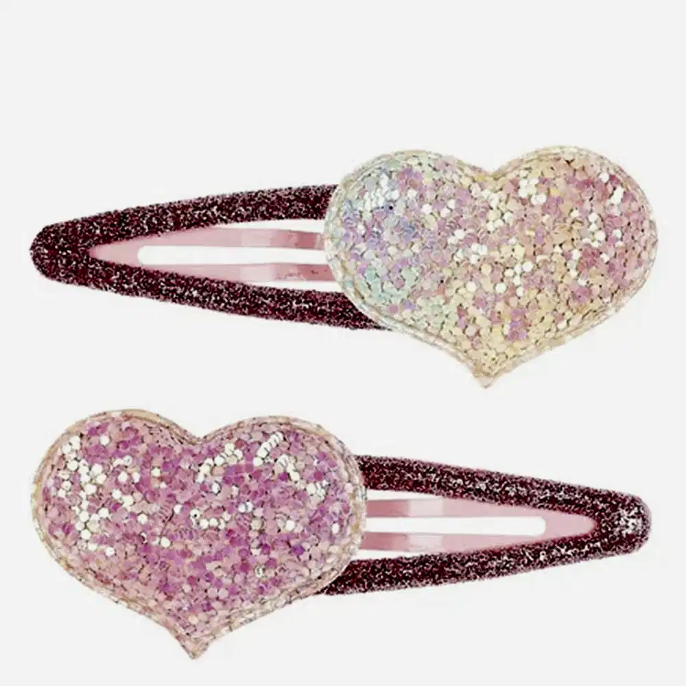 Souza Parlak Kalp Klipsli Toka