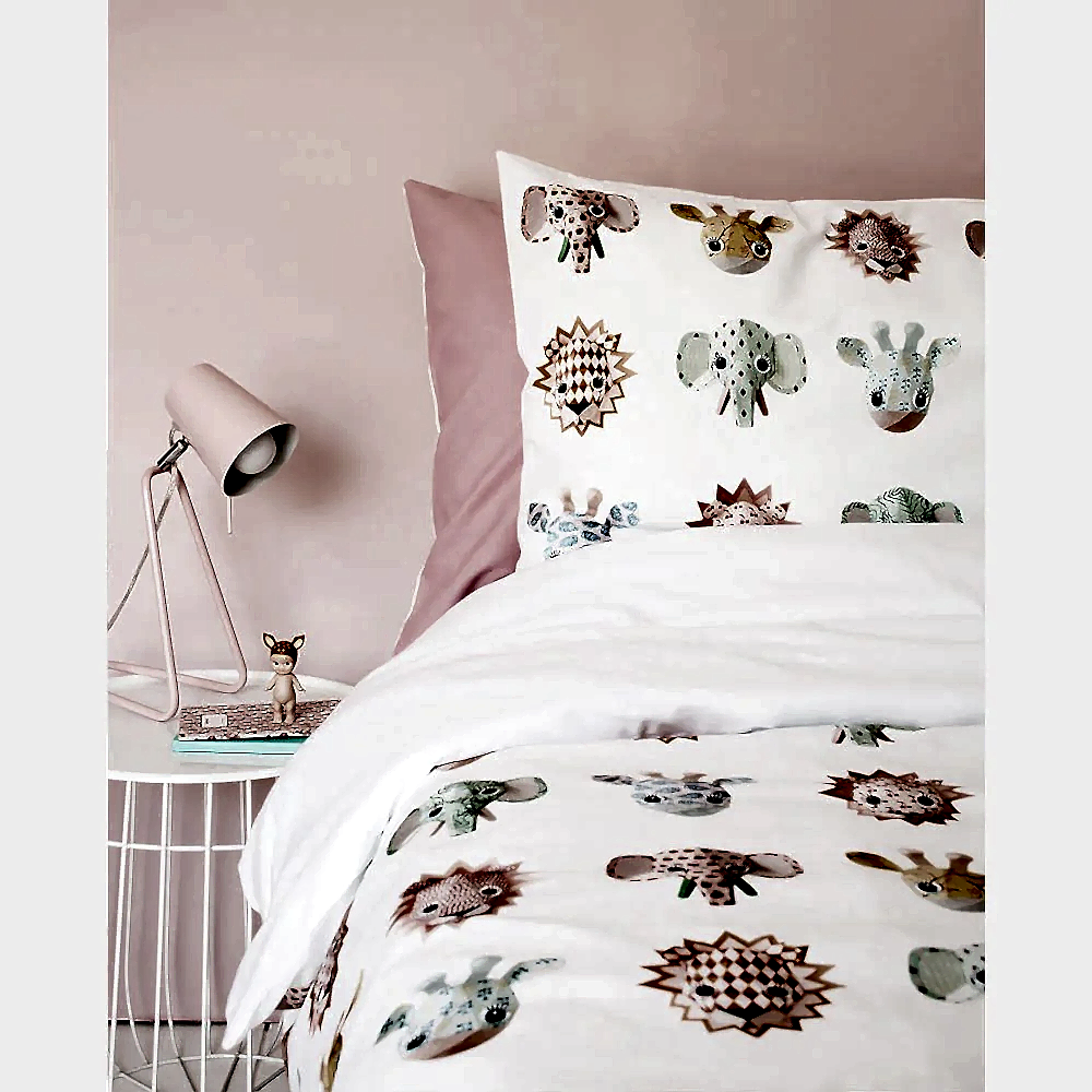 Studio Ditte Nevresim Takımı 140x220 cm - Wild Animals Sweet