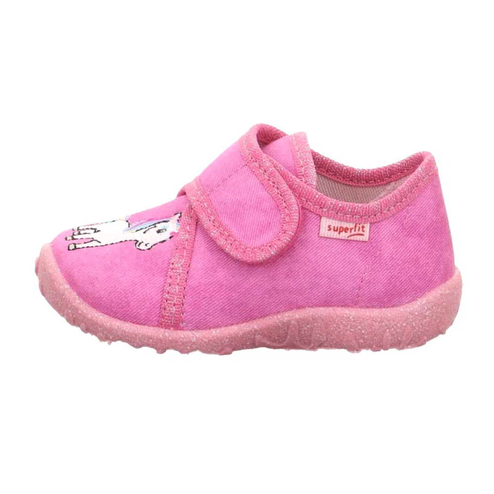 SuperFit Kışlık Spotty Kız Çocuk Ev Ayakkabısı Pembe