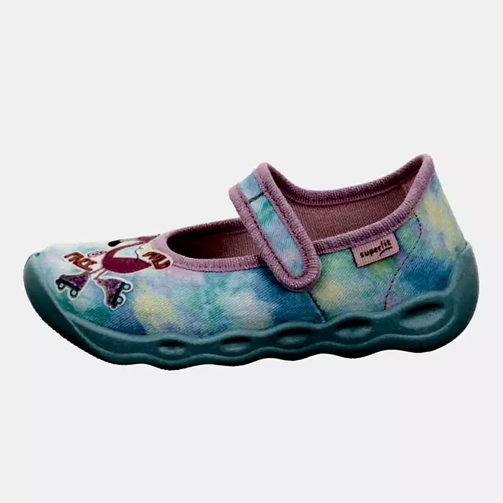 SuperFit Yazlık Kız Ev Ayakkabısı Mavi