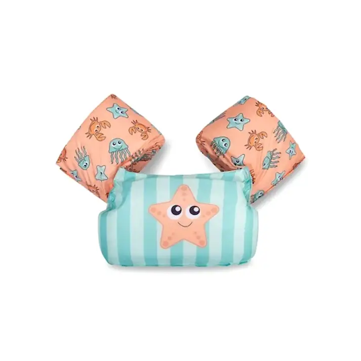 Swim Essentials Sea Animals Puddle Jumper Kolluklu Yüzme Yeleği 2-6 Yaş Mint