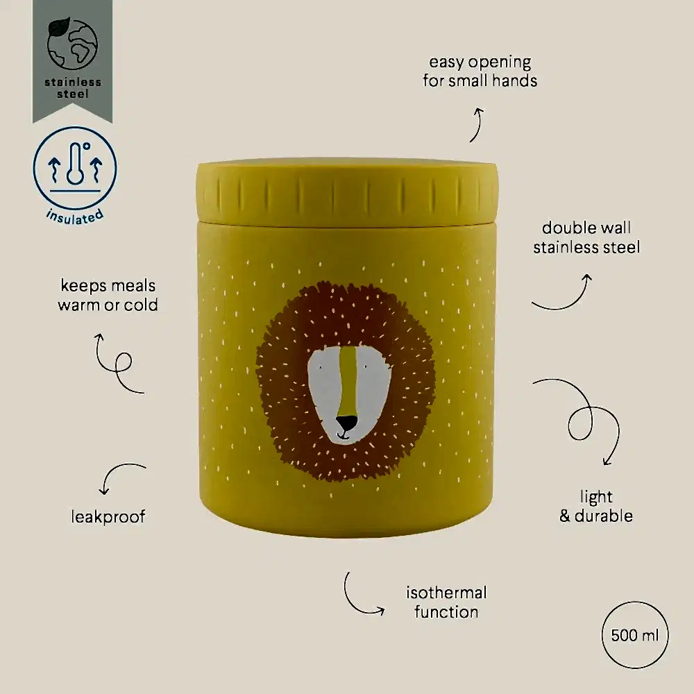 Trixie Çocuk Termal Çelik Yemek Kabı - Mr.Lion