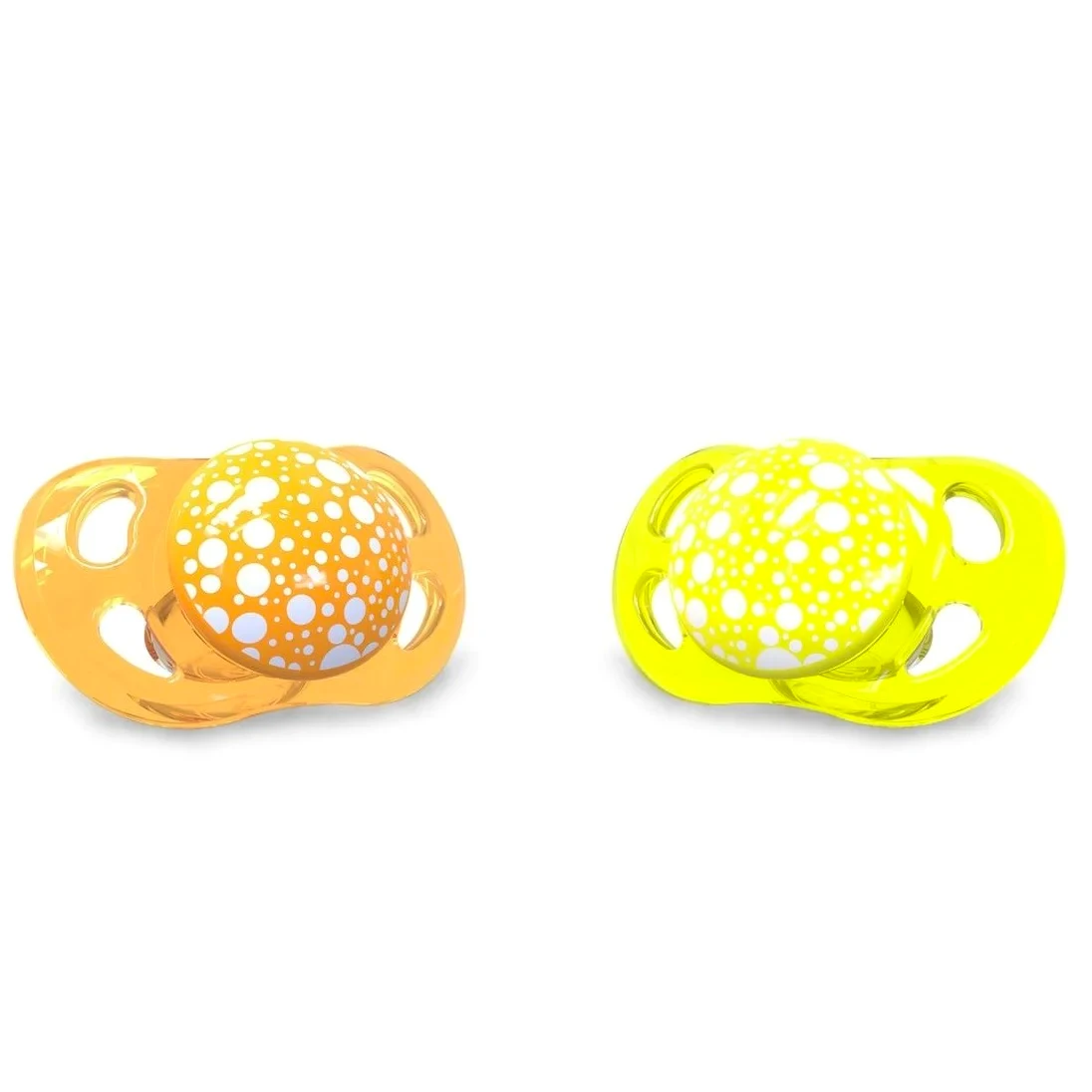 Twistshake Turuncu Sarı Silikon Emzik İkili Paket 0-6 Ay STD