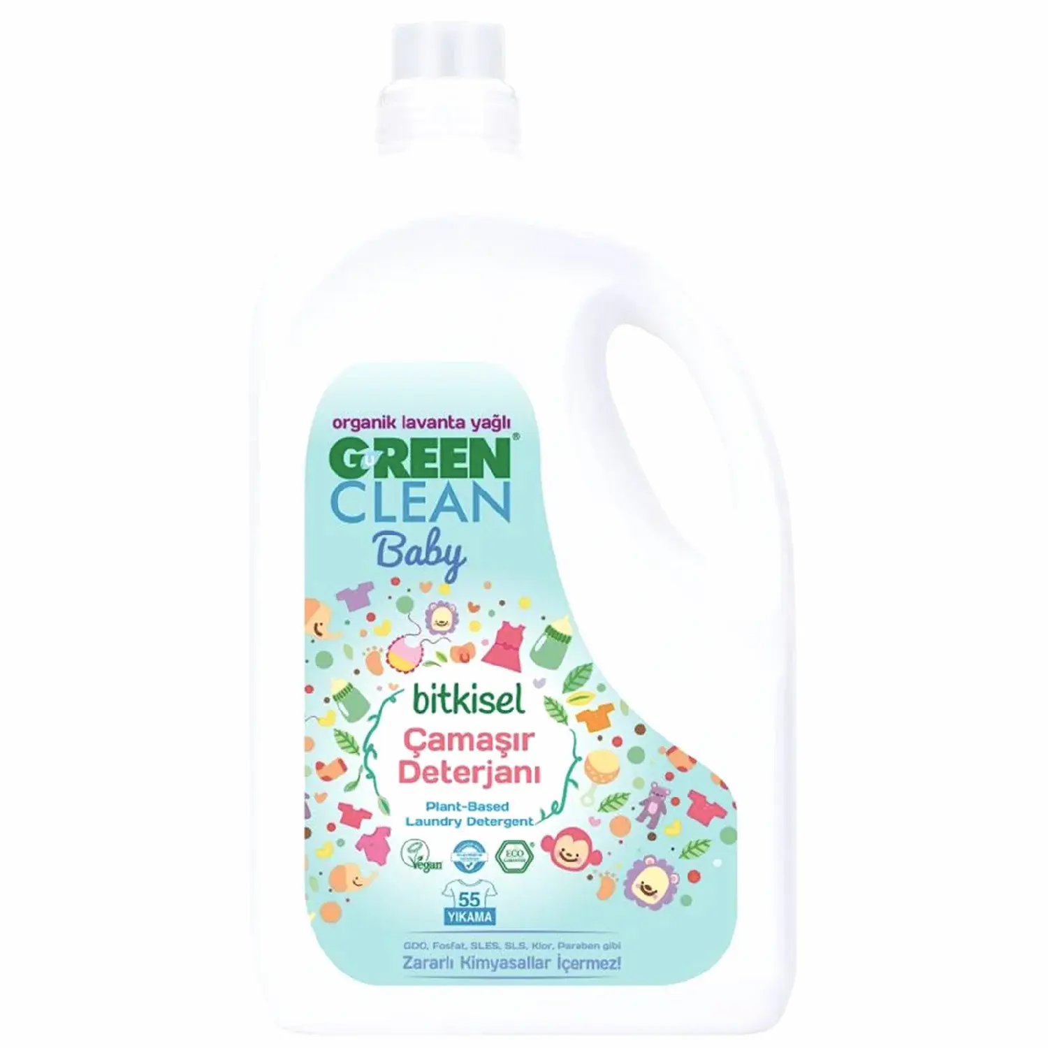 U Green Clean Bebek Bitkisel Çamaşır Deterjanı 2750 ml