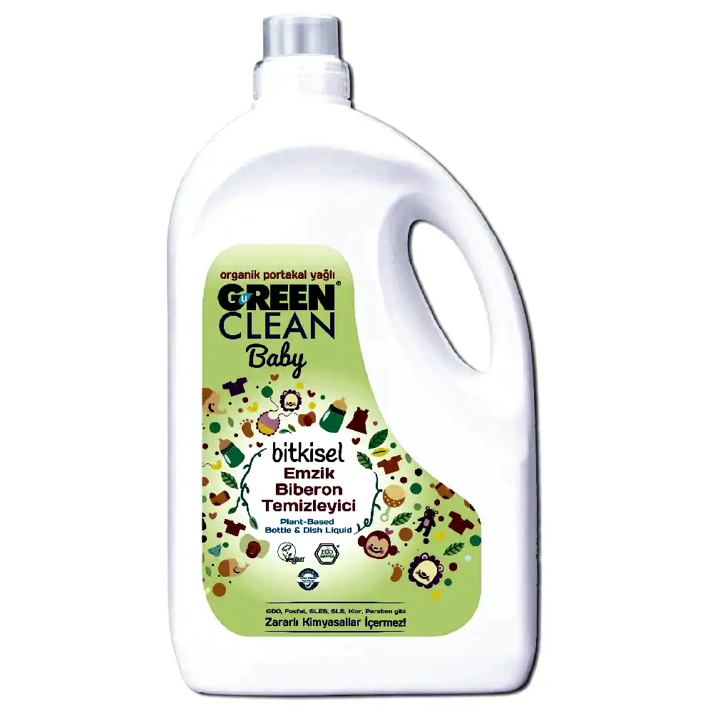 U Green Clean Bebek Bitkisel Emzik Biberon Temizleyici 2750 ml