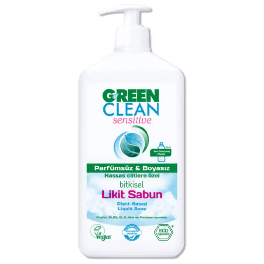 U Green Clean Bebek Organik Parfümsüz ve Boyasız Bitkisel Likit Sabun 500 ml