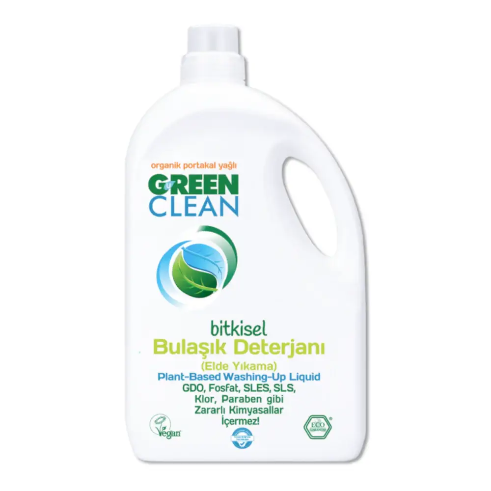 U Green Clean Organik Portakal Yağlı Bitkisel Bulaşık Deterjanı 2750 ml