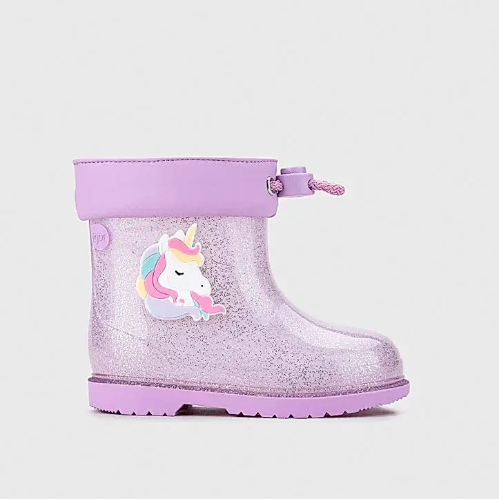 Igor Çocuk Yağmur Botu Bimbi Unicornio Glitter Malva Mor