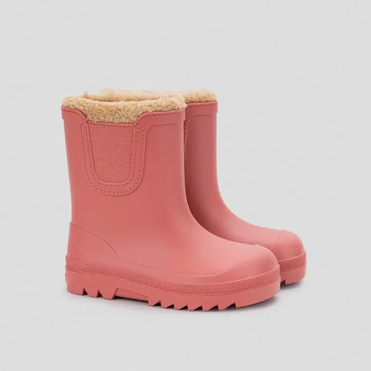 Igor Kürklü Çocuk Yağmur Botu Veerona Borrego - Coral Pembe